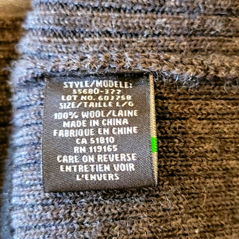 Tribal Stylish Black & Grey 100% Wool - Picture 5 of 6